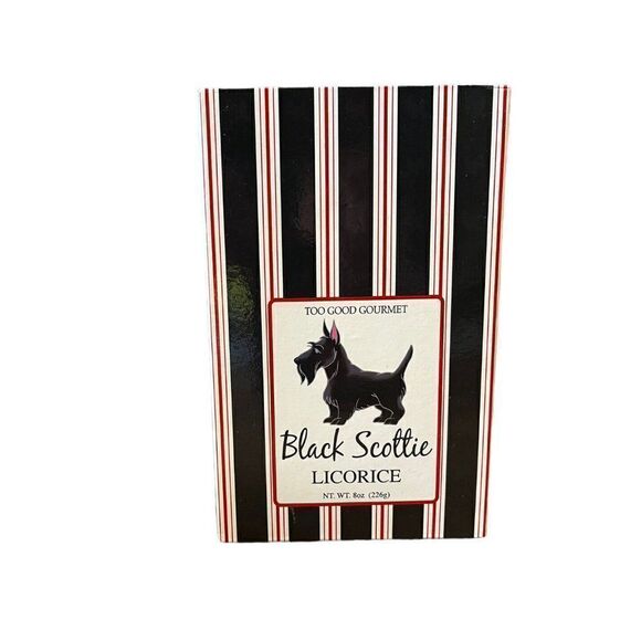 Scottish Terrier Licorice Box Only Black and Red Scottie Dog Lot 2 Decorative - Picture 2 of 8